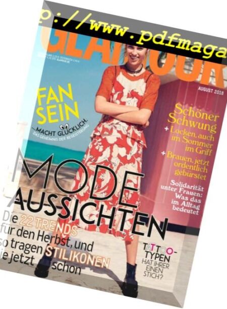 Glamour Germany – August 2018 Cover