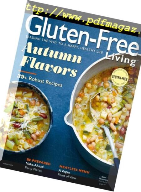 Gluten-Free Living – September 2018 Cover