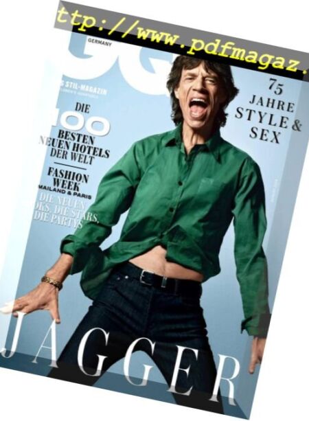 GQ Germany – August 2018 Cover