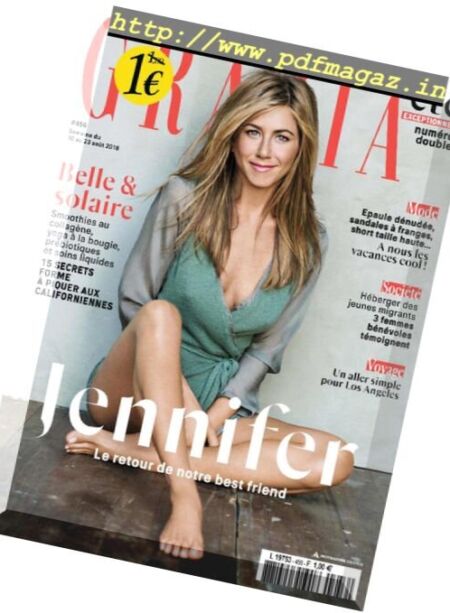 Grazia France – 10 aout 2018 Cover