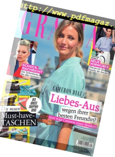 Grazia Germany – 26 Juli 2018 Cover