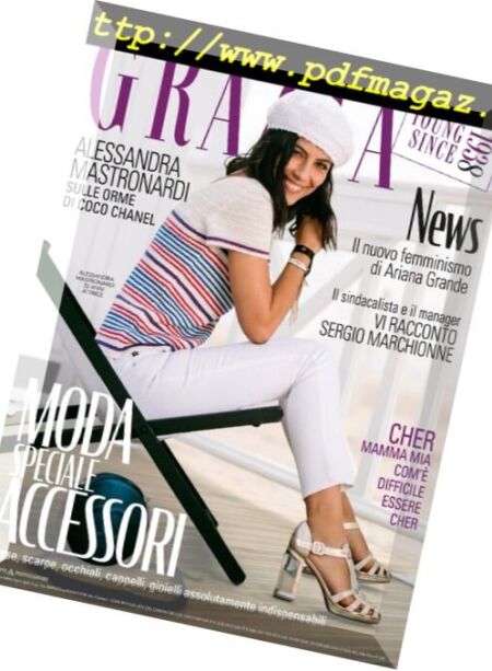 Grazia Italia – 26 luglio 2018 Cover