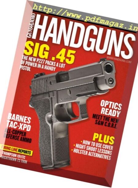Handguns – 01-2014 Cover