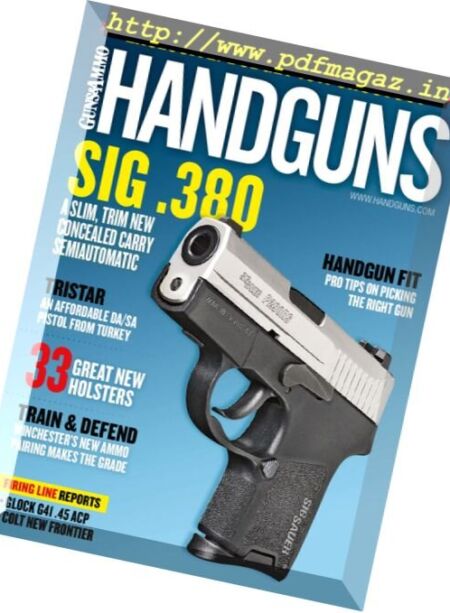 Handguns – 04-2014 Cover