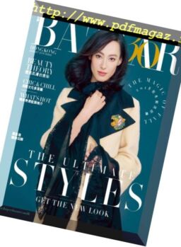 Harper’s Bazaar Hong Kong – 2018-07-01