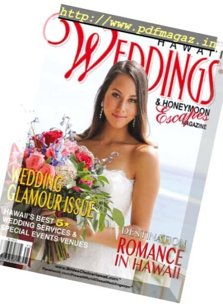 Hawaii Weddings & Honeymoon Escapes Magazine – July 2017 Cover