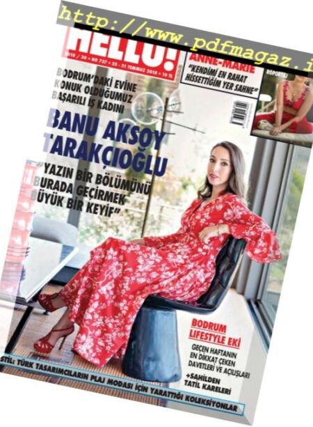 Hello! Turkey – 25 Temmuz 2018 Cover