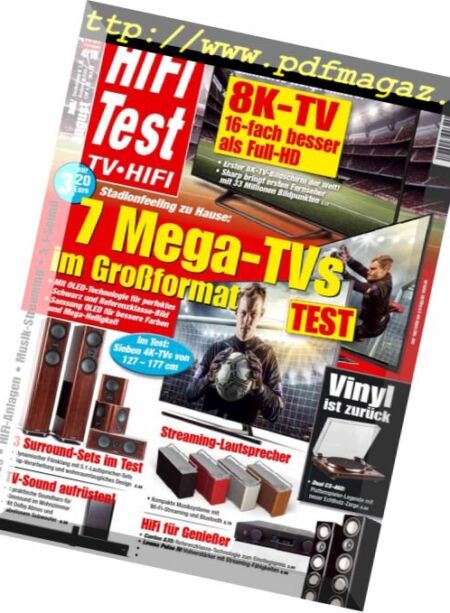 Hifi-Test Germany – Juli-August 2018 Cover