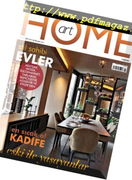 HomeArt – Ocak 2017 Cover