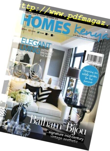 Homes Kenya – August 2018 Cover