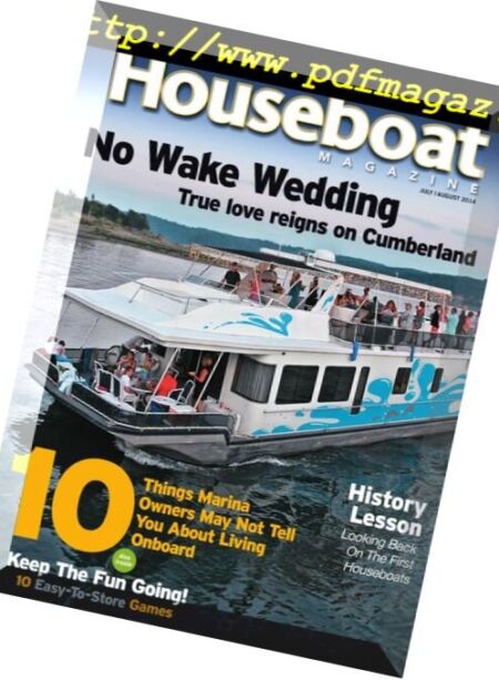 Houseboat Magazine -July-August 2014 Cover