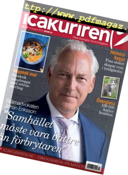 Icakuriren – 14 augusti 2018 Cover