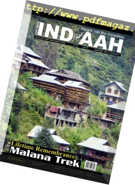 Indiaah – July 2018 Cover