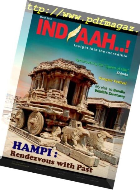 Indiaah – March 2018 Cover