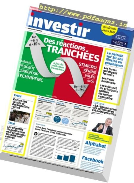 Investir – 28 Juillet 2018 Cover