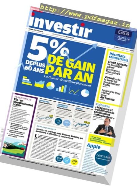 Investir – 4 Aout 2018 Cover
