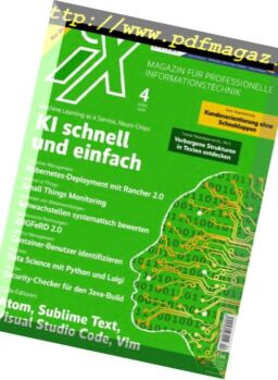 iX Magazin – April 2018