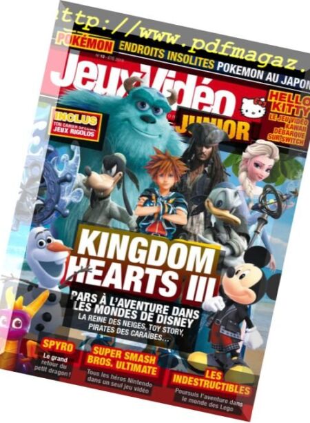 Jeux Video Magazine Junior – ete 2018 Cover
