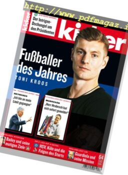 Kicker – 6 August 2018