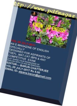 Know Ur English – July 2017