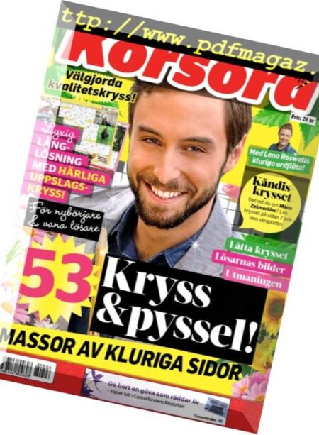Korsord – 06 augusti 2018 Cover