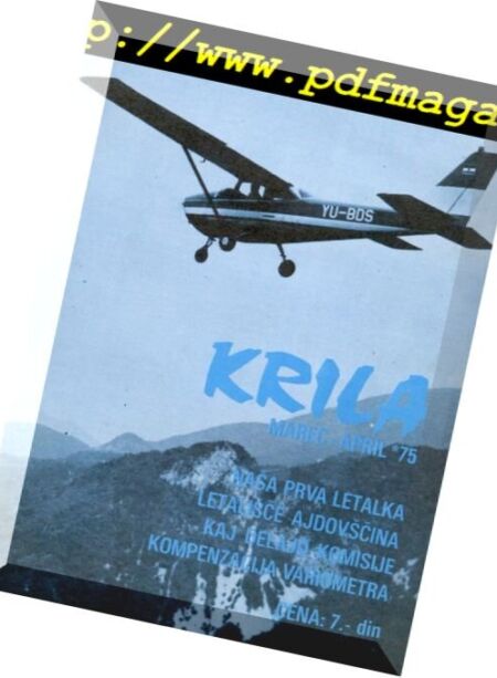 Krila – 1975-02 Cover