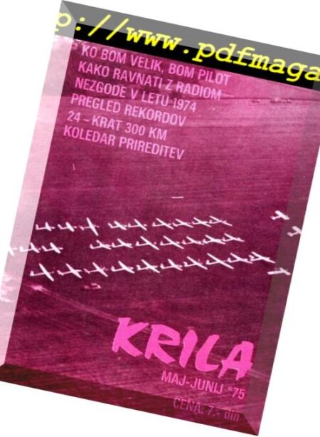 Krila – 1975-03 Cover