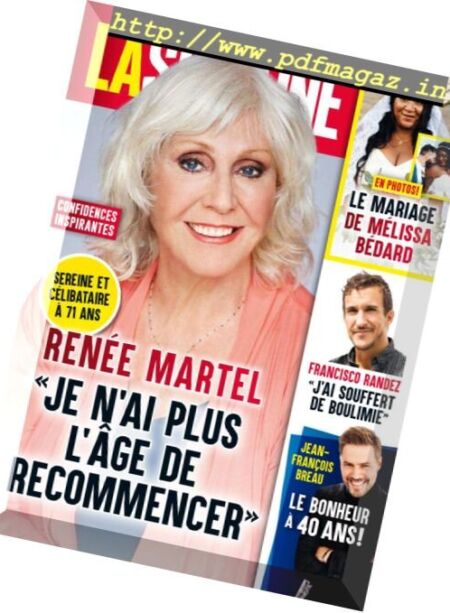 La Semaine – aout 24, 2018 Cover