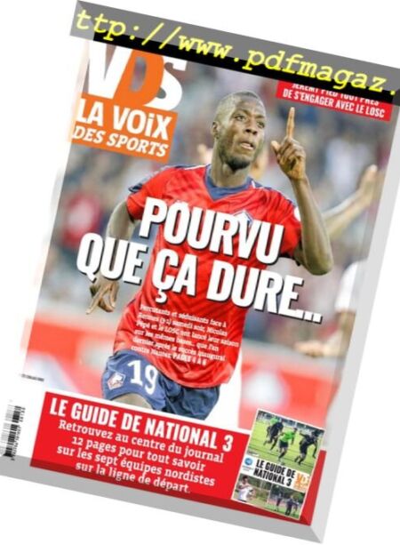 La Voix des Sports Flandres – 13 aout 2018 Cover