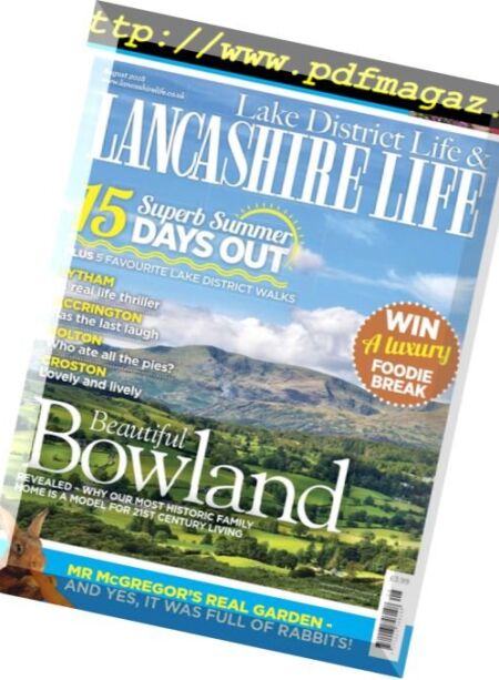 Lancashire Life – August 2018 Cover