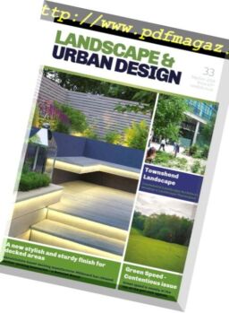 Landscape & Urban Design – September-October 2018