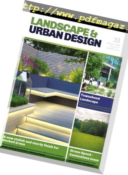 Landscape & Urban Design – September-October 2018 Cover