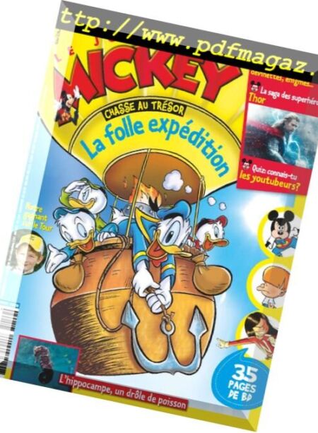 Le Journal de Mickey – 25 juillet 2018 Cover