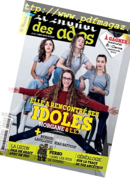 Le Monde des Ados – 25 juillet 2018 Cover