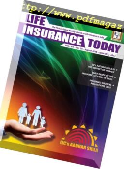 Life Insurance Today – August 2018