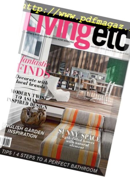 Living Etc Indonesia – Agustus 2015 Cover