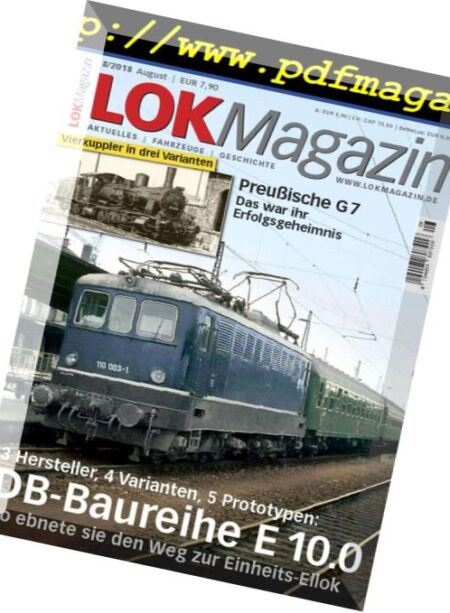 Lok Magazin – August 2018 Cover