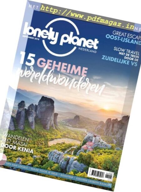 Lonely Planet Traveller Netherlands – september 2018 Cover