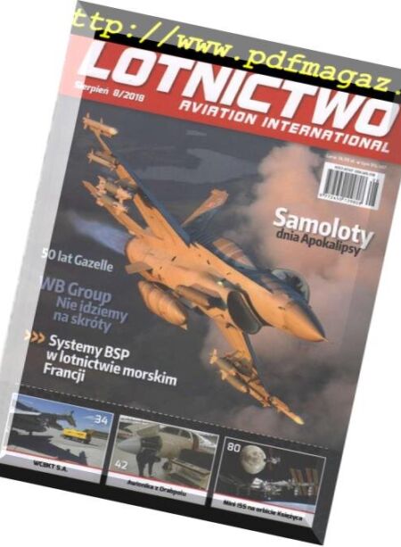 Lotnictwo Aviation International – Sierpien 2018 Cover