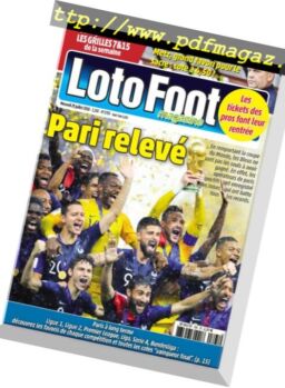 Loto Foot – 25 juillet 2018