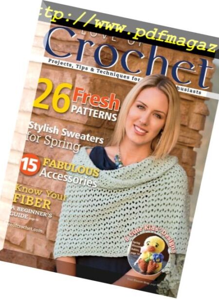 Love of Crochet – Spring 2014 Cover