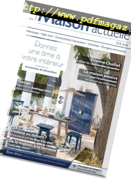 Maison Actuelle – juillet 2018 Cover