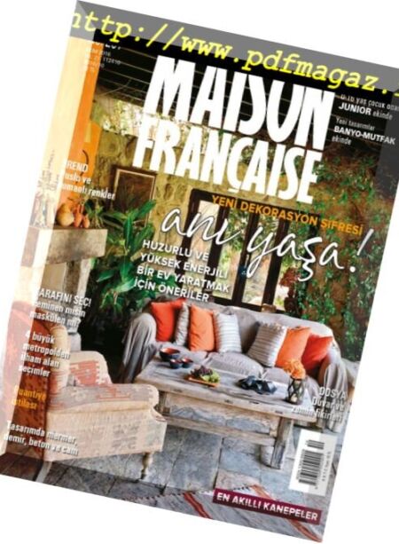Maison Francaise – Ekim 2016 Cover