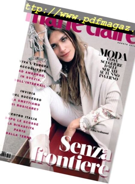 Marie Claire Italia – agosto 2018 Cover