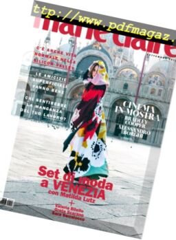 Marie Claire Italia – settembre 2018