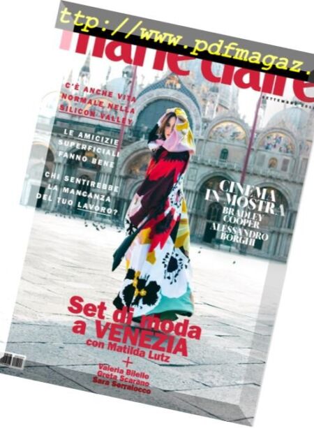 Marie Claire Italia – settembre 2018 Cover