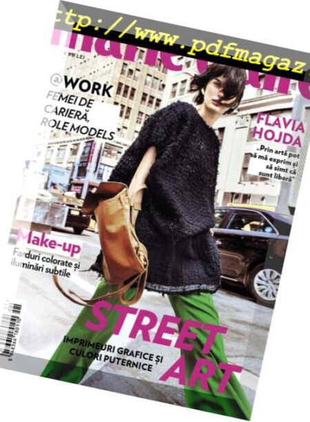 Marie Claire Romania – octombrie 2016 Cover