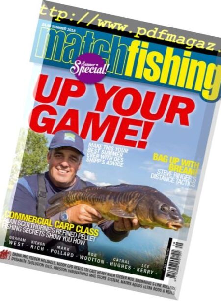 Match Fishing – September 2018 Cover