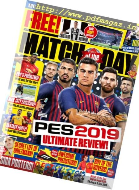 Match of the Day – 28 August 2018 Cover