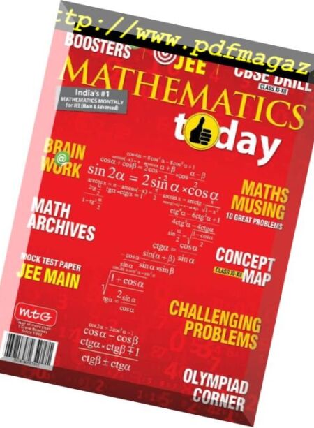 Mathematics Today – August 2018 Cover